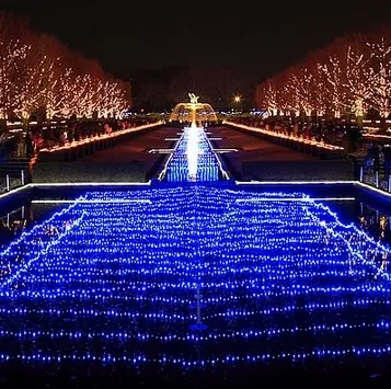 「ライトアップ夜景遺産」にも認定された都内最大級のイルミーネーション。「Winter Vista Illumination 2012」は12月8日～25日の17時～21時まで開催。