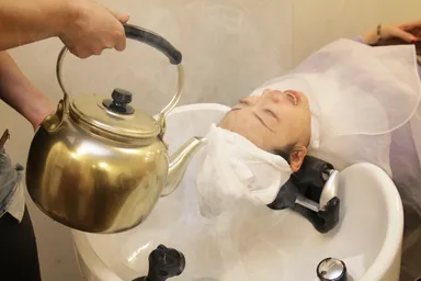 熱湯シャンプー