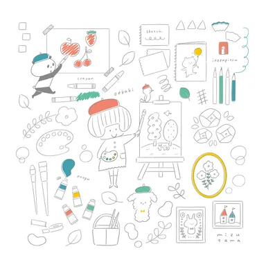 +lab × mizutama　お絵描きの時間