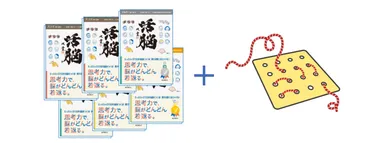活脳パズルテキストと専用教具