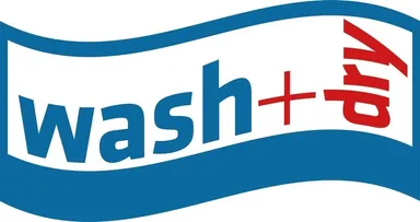 『wash＋dry』ロゴ