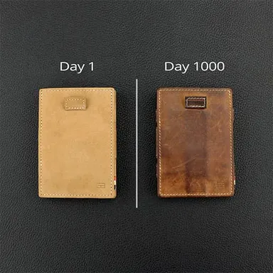 バッファロー皮革のエイジング