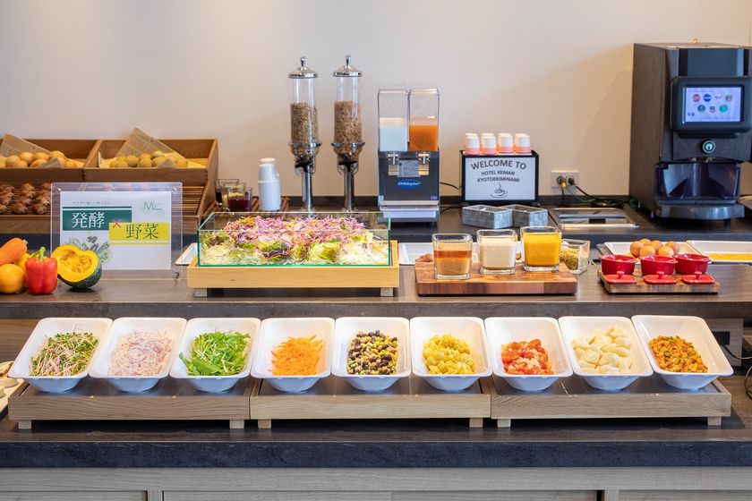 ホテル京阪 京都駅南
「体にやさしい朝ごはん」をテーマにした
新しい朝食メニューの提供を8月8日(月)より開始します