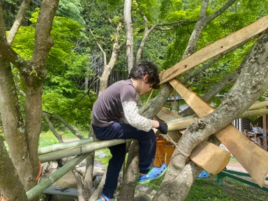 ツリーハウス作り
