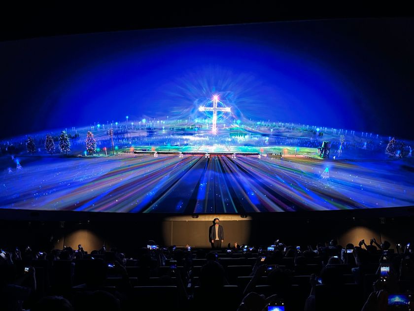 プラネタリウムの伝説的名作「銀河鉄道の夜」LEDドーム用リマスター版
上映記念KAGAYA氏舞台挨拶付特別上映会を開催！