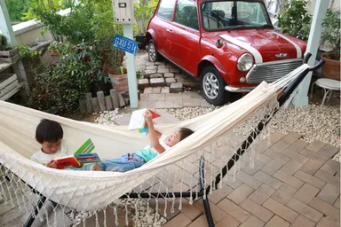 子供も大好き【コットンハンモック】