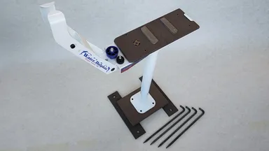 回転台座　鉄杭式