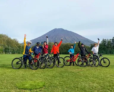 羊蹄山を楽しみながらサイクリング