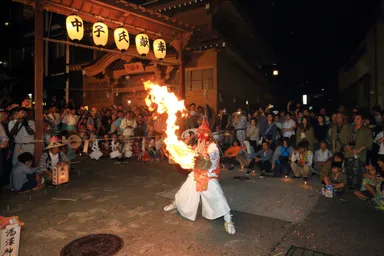 湯澤神社例祭「猿田彦の舞」