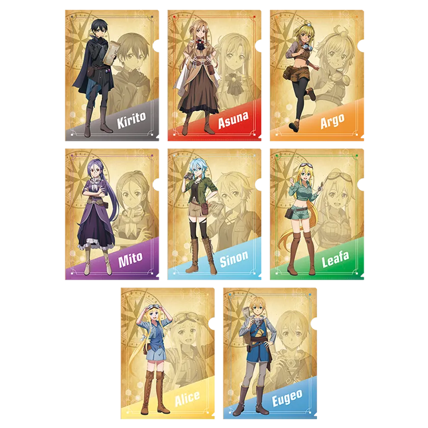 【ラス1】ソードアート・オンライン Quest 東急ハンズ クリアファイル 全種 劇場版 ソードアート・オンライン -プログレッシブ- 冥き夕闇の