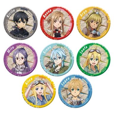 トレーディング缶バッジ(Questシリーズ等身)