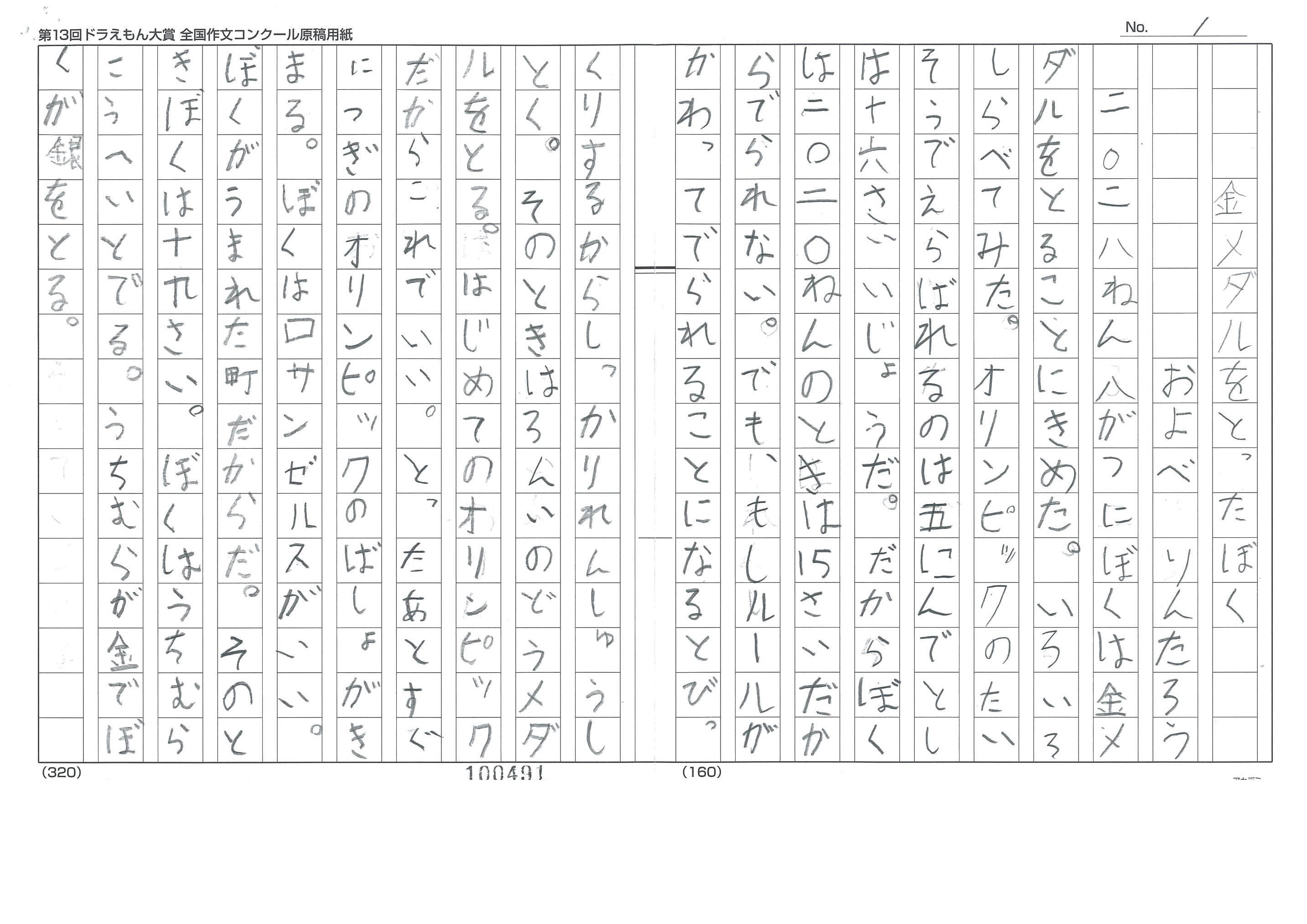 ドラえもんを作ったのは僕 第13回 ドラえもん大賞全国作文コンクール 受賞者決定 株式会社小学館集英社プロダクションのプレスリリース