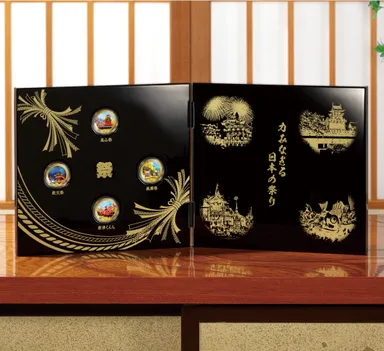 日本の祭りコイン展示ケース