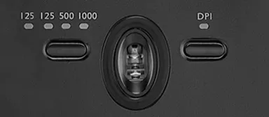 マウス背面(レポートレート＆DPI)