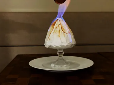 「燃えるかき氷」