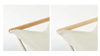 左：木目濃い　右：木目薄い