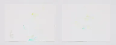 内藤礼『color beginning』2021年　紙にアクリル絵具 (C)Courtesy of Taka Ishii Gallery