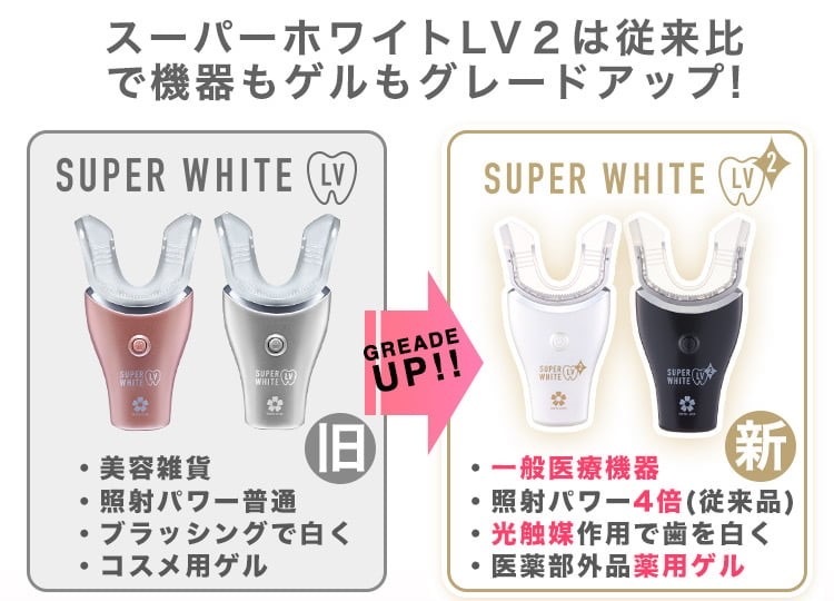 SUPERWHITE LV2  スーパーホワイトLV2（ブラック）