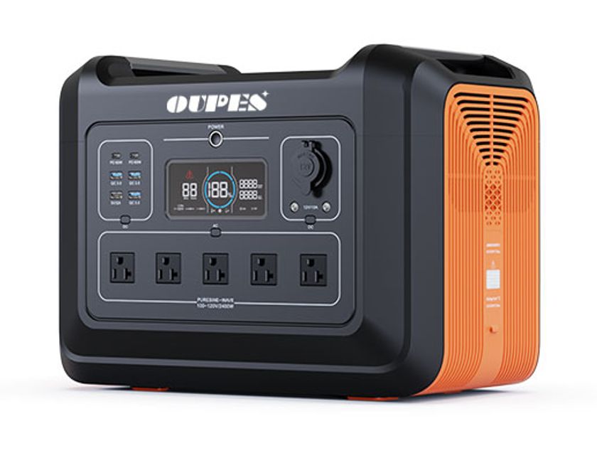 2,000Wクラスのポータブル電源「OUPES 2400」10月発売 安定性の高い