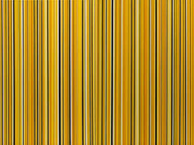 コーネーリア・トムセン「Stripes Nr. 125」(2020)／92×122cm／Oil on canvas