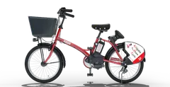 シェアサイクルで提供する自転車のイメージ