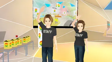 会場内オンラインスタッフ