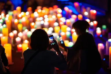 飛鳥光の回廊　ろうそく