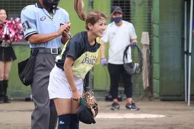 球場を沸かせためいちゅん