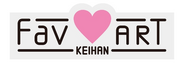 年間アート企画 「Fav  ART　KEIHAN」ロゴ