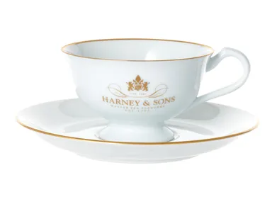 【HARNEY & SONS × ARITA PORCELAIN LAB】ティーカップ＆ソーサー(ホワイト)￥6,611(税込)