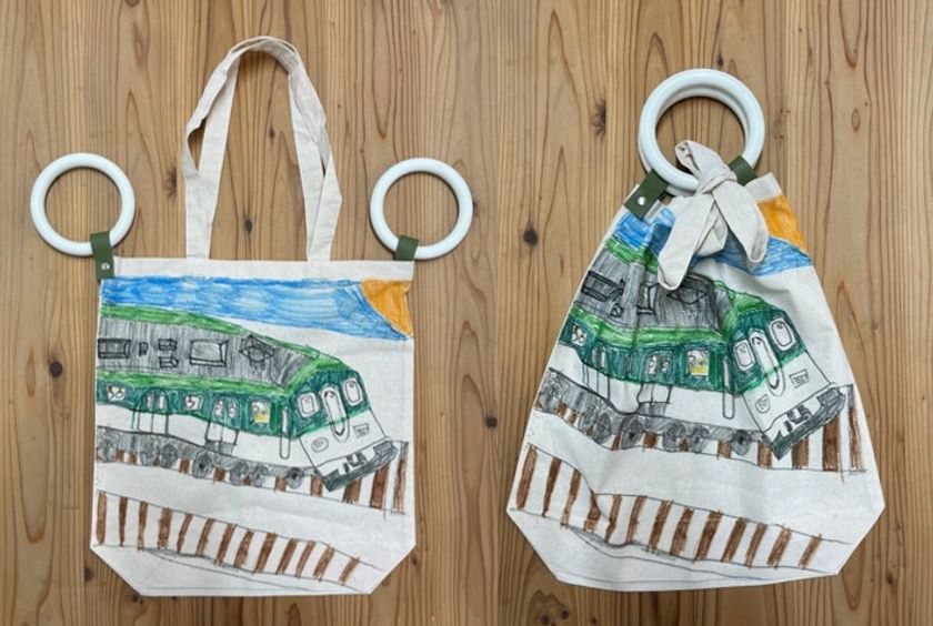 京阪流通システムズ×柏レザー
「おまつり委員会とつり革でエコバッグを作り隊！inファミリーレールフェア2022」の実施について