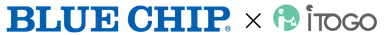 ブルーチップ×itogo　ロゴ