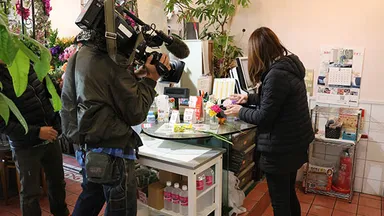 TV取材風景-2