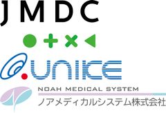 株式会社JMDC、株式会社ユニケソフトウェアリサーチ、ノアメディカルシステム株式会社