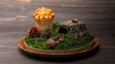 森をイメージしたスープ