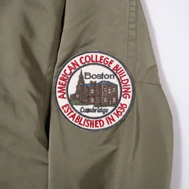 モッズコート　カーキ　袖