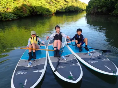 家族で気軽にSUP体験