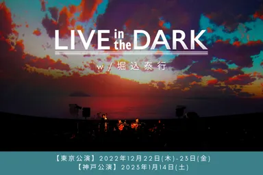 LIVE in the DARK 堀込泰行_広報画像1