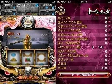 疾走モード中画面 ／ トータルデータ画面