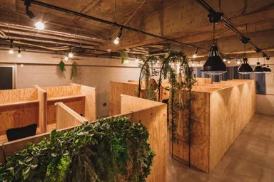 ダウンライトの静かな空間で集中力アップ