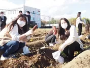 福島県視察研修・しろはとファーム芋掘り体験