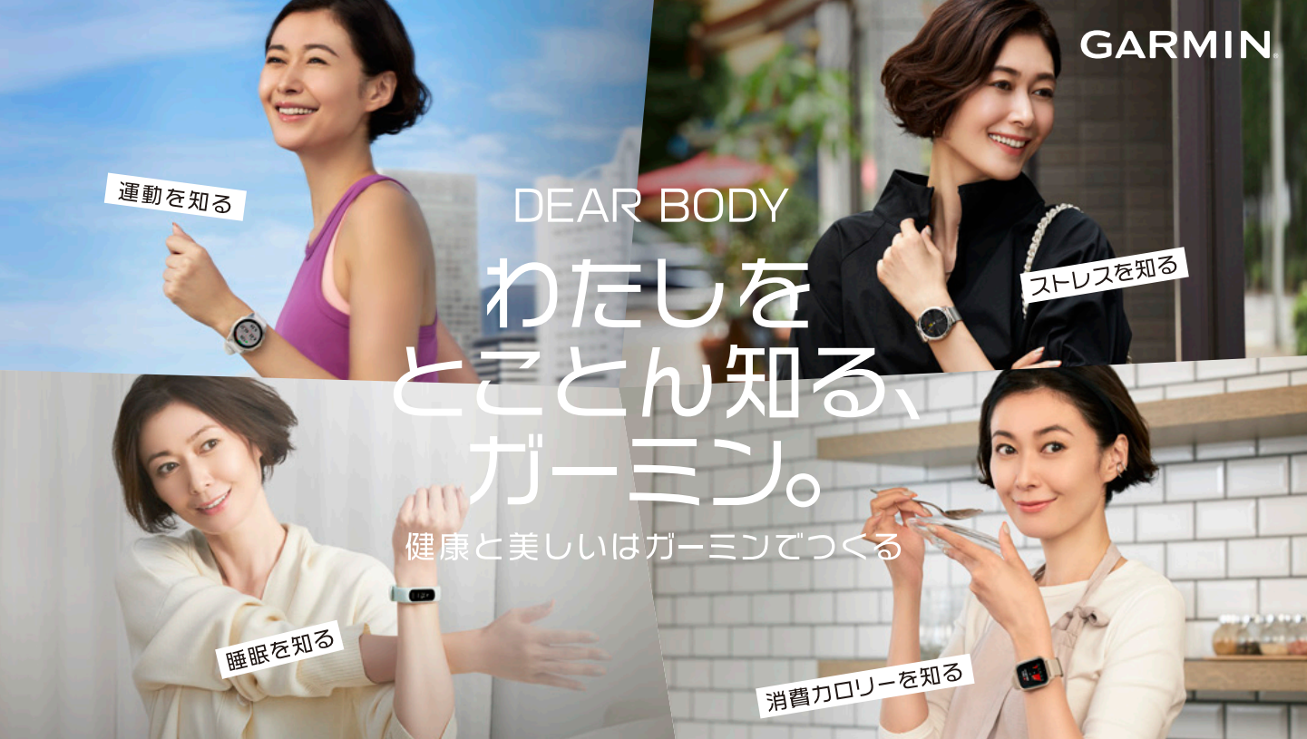 DEAR BODY　わたしをとことん知る、ガーミン。