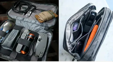 テックケースにガゼットを収納