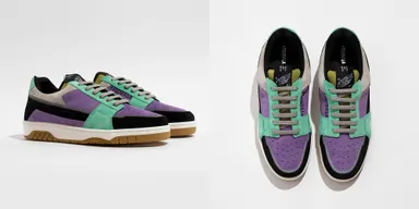 スニーカー：DAN-DAN パープル (MADE IN PORTUGAL) ￥36,300