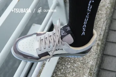 スニーカー：+TSUBASA x CALVIN HASHI コラボレーションカラー、DAN-DAN マルチ (MADE IN PORTUGAL) ￥36,300