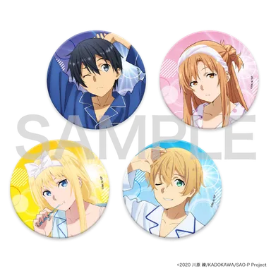 【AGF限定】キラキラ缶バッジセット　モーニングルーティン