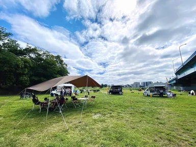 兵庫島公園内「Mizube Fun Base」の様子1