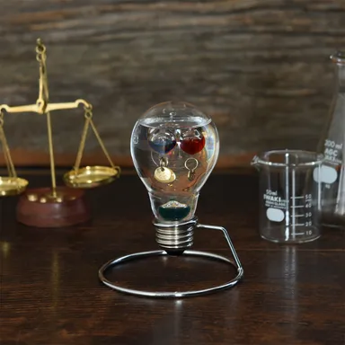 プレゼントのガラスフロート温度計