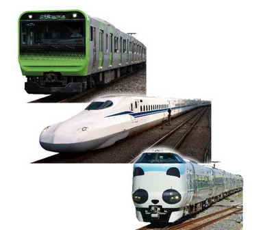 N700S新幹線・E235系山手線・パンダくろしお