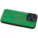 FLASH 関西回路線図 iPhone 14Pro Maxケース　緑　ななめ